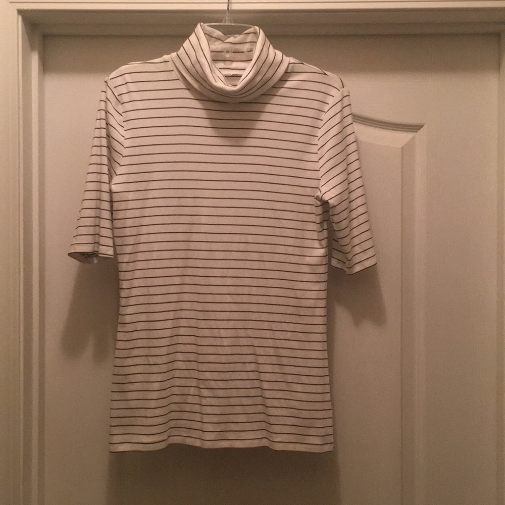 A new day striped turtleneck